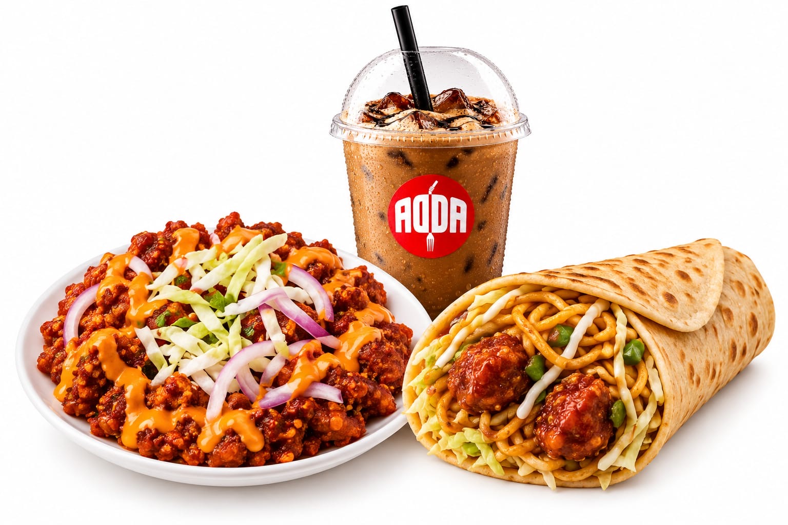 Adda Special Combo (roll+peri munch+cold coffee)