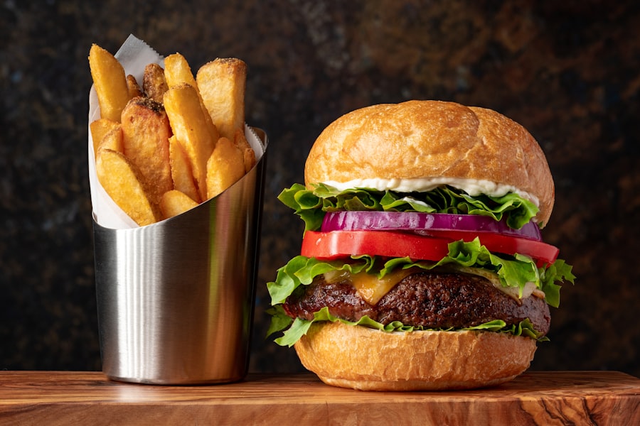 Paneer Mak Burger + Fries + Mocktail