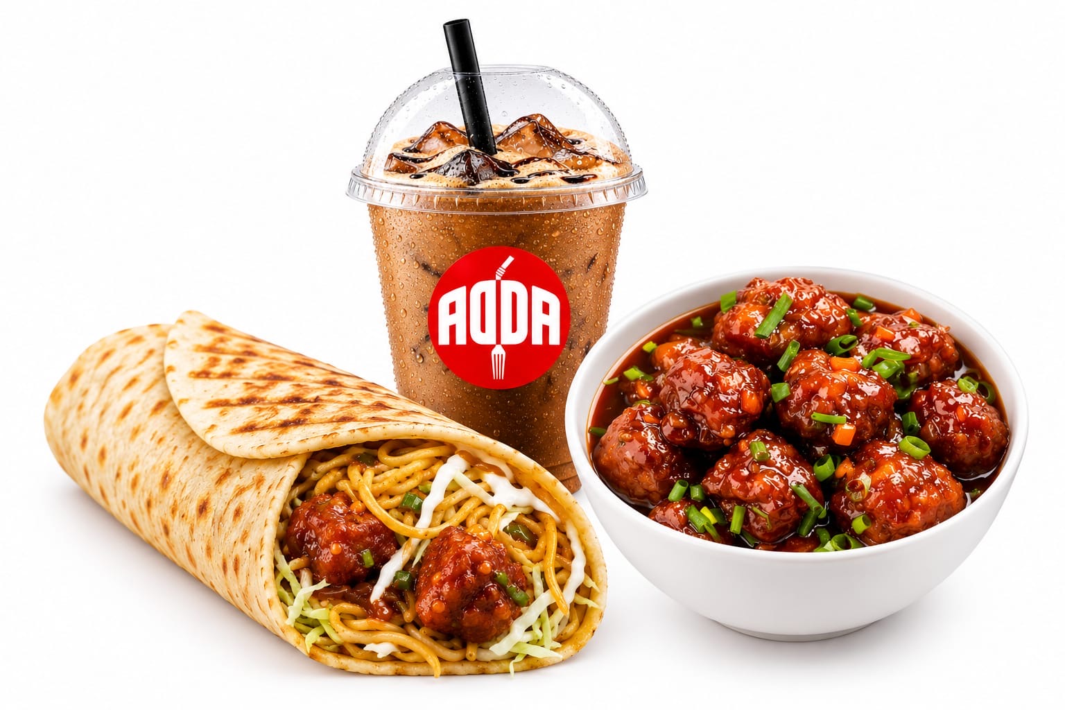 Adda special combo (roll+masala munch+cold coffee)